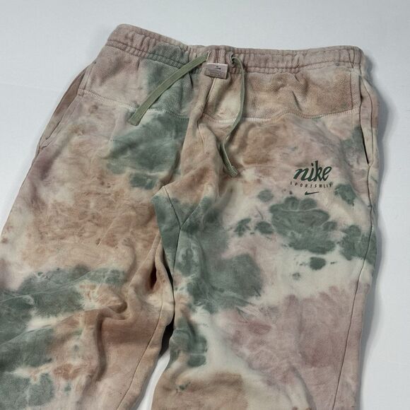 Nike‎ Sportswear Mens Club Fleece Tie Dye Jogger Pants Bicoastal Pink White Sz S - Picture 3 of 10